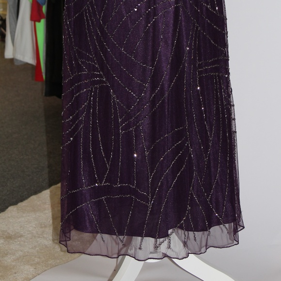 Purple Rhinestone Sequins Dress NEW - Picture 7 of 7